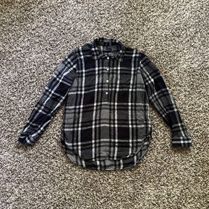 Black and gray flannel